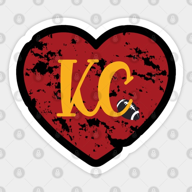 KC Heart Sticker by Brooke Rae's